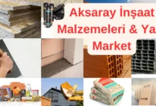 Aksaray İnşaat Malzemeleri & Yapı Market Satışı