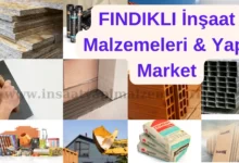 Fındıklı İnşaat Malzemeleri & Yapı market Satışı