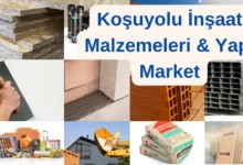 Koşuyolu İnşaat Malzemeleri & Yapı Market Satışı
