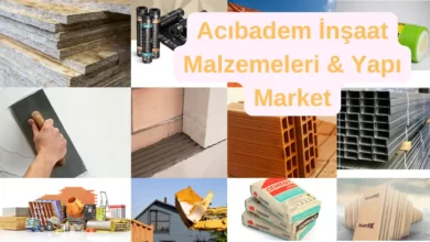 Acıbadem İnşaat Malzemeleri Satışı